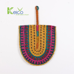 Alternative view of Unique seagrass wall fan decoration customize size with customize length handle made in Viet Nam 8423061224