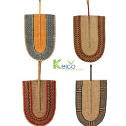 Wholesale seagrass fan wall decoration with customize size and color made in Vietnam 8423061429