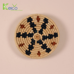 Alternative view of Customize size tone brown, orange, yellow seagrass wall decoration made in Vietnam 8423062625