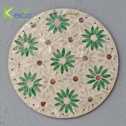 Hot designs mother of pearl wall hanging 25x25 cm made in Vietnam 8423070330