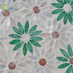 Alternative view of Hot designs mother of pearl wall hanging 25x25 cm made in Vietnam 8423070330