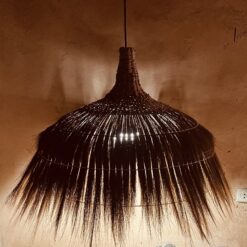 Alternative view of Seagrass pendant lamp, unique boho design 8423082514