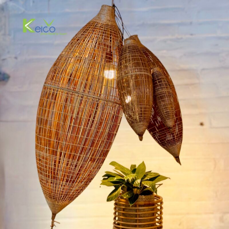 Vietnam rattan and bamboo factory – rattan pendant light and rattan furniture