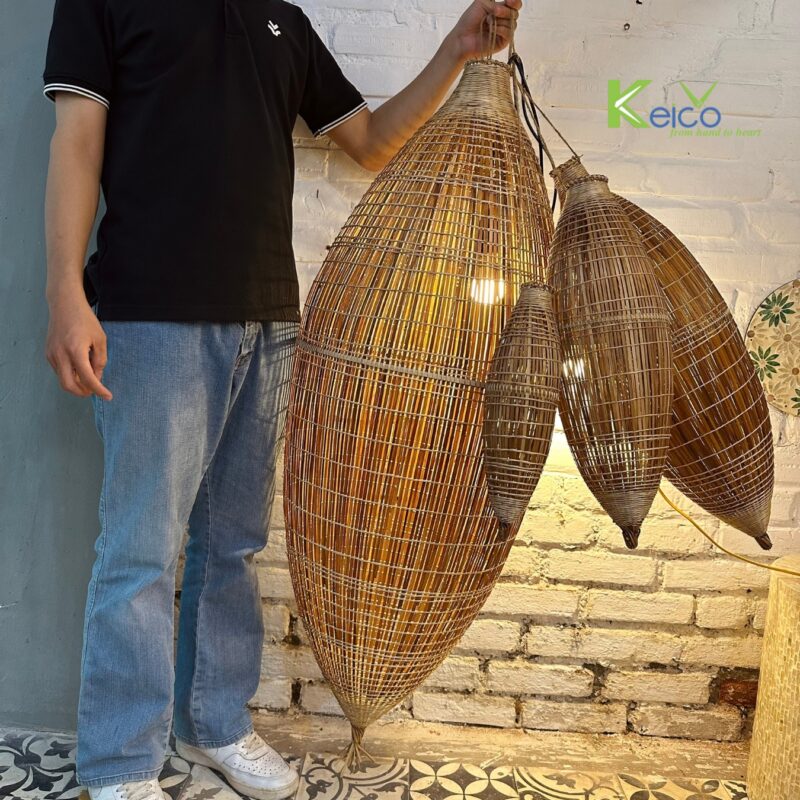 Vietnam rattan and bamboo factory – rattan pendant light and rattan furniture