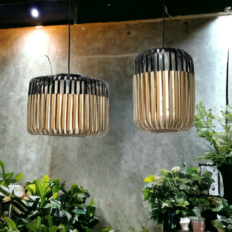 Vietnam rattan and bamboo factory – rattan pendant light and rattan furniture