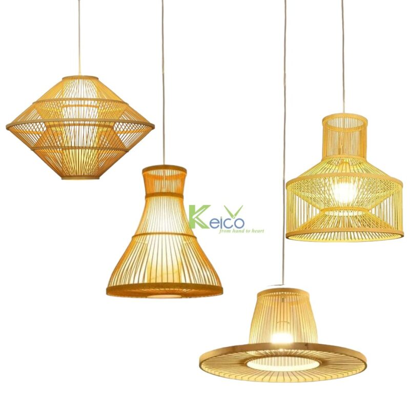 Vietnam rattan and bamboo factory – rattan pendant light and rattan furniture