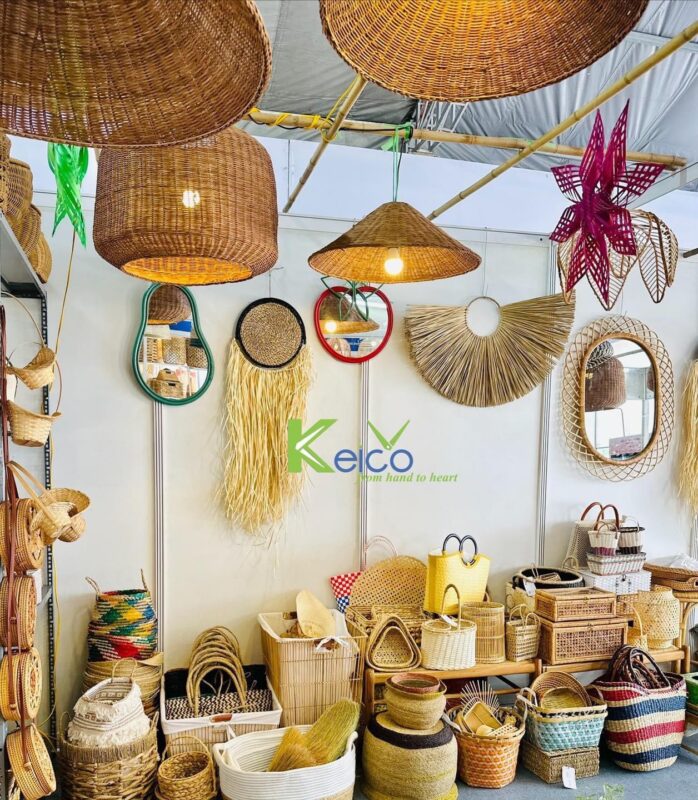 Vietnam rattan and bamboo factory – rattan pendant light and rattan furniture
