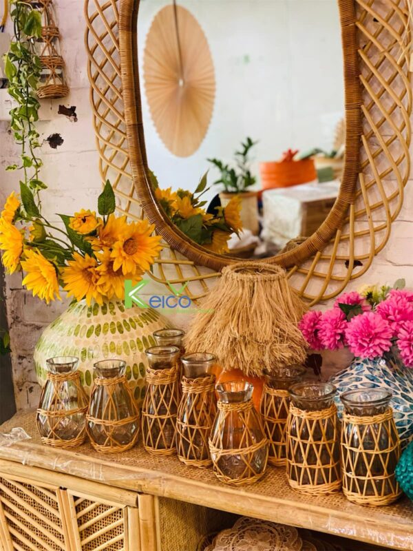 Vietnam rattan and bamboo factory – rattan pendant light and rattan furniture