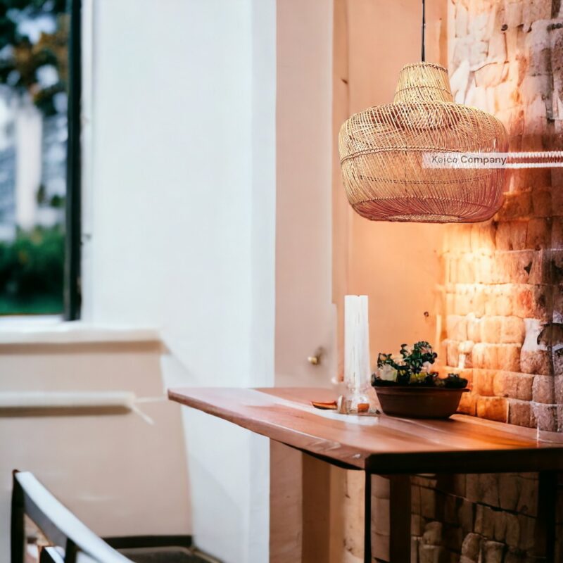 Vietnam rattan and bamboo factory – rattan pendant light and rattan furniture