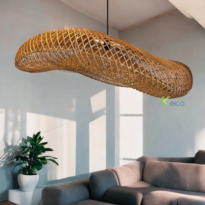 Vietnam rattan and bamboo factory – rattan pendant light and rattan furniture