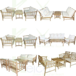 Alternative view of Bamboo Outdoor Furniture Set – A Natural & Sustainable Outdoor Patio Furniture Solution