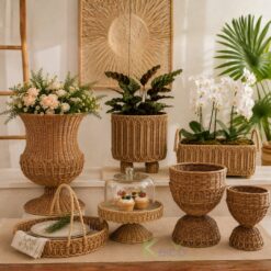 Alternative view of Handwoven Rattan Floor Vases: A Growing Trend in the U.S. Home Decor Market
