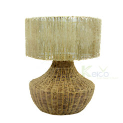 The Warmth of Craftsmanship: Handwoven Rattan and Jute Table Lamps Collection