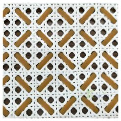 White & Brown Plastic Cane Webbing Roll for Contemporary Furniture