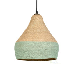 THandwoven Seagrass Pendant Lamp with Black Stripe Pattern (Copy)