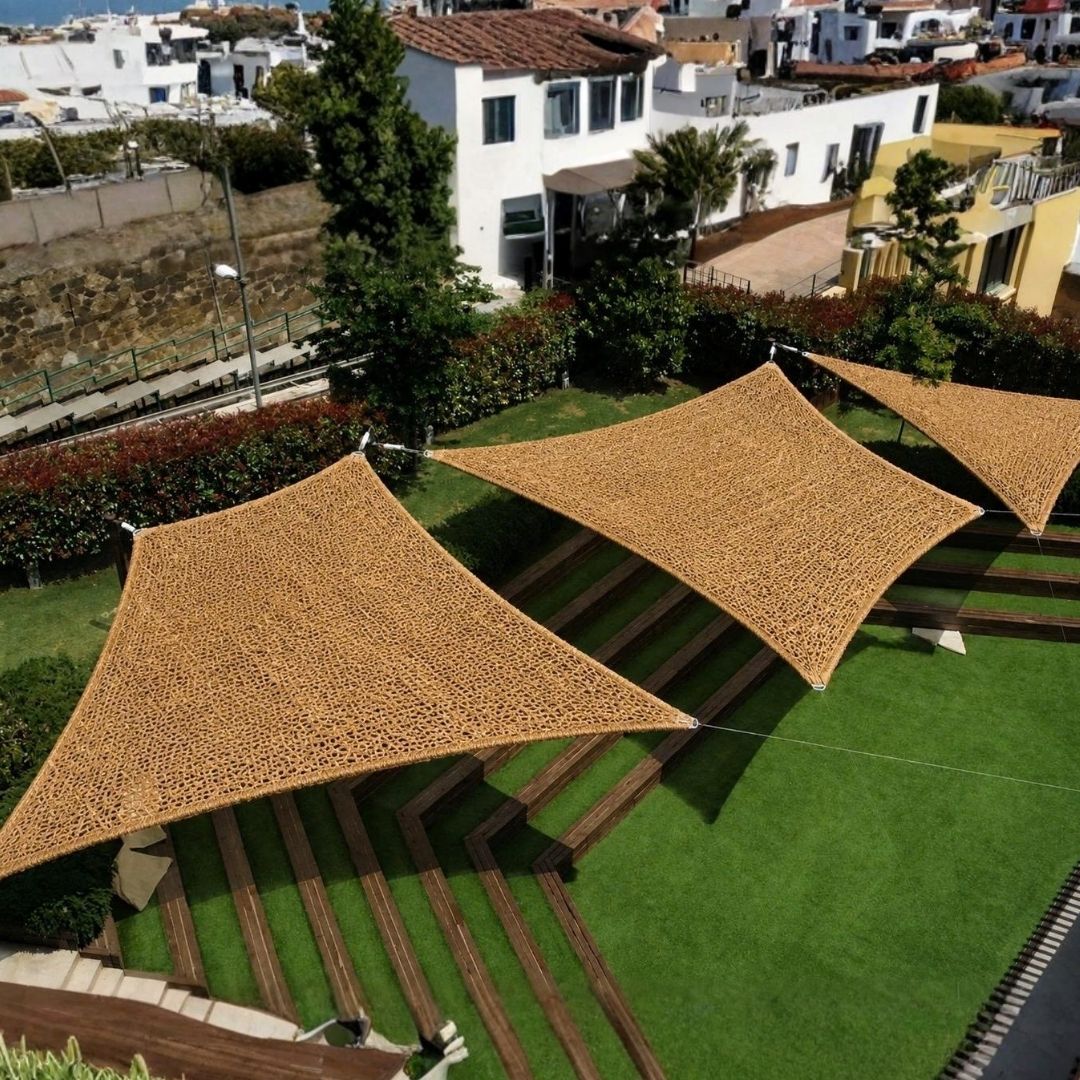 Custom-Fit Coir Shade Sails – Versatile Eco Protection for Every Corner - Image 4
