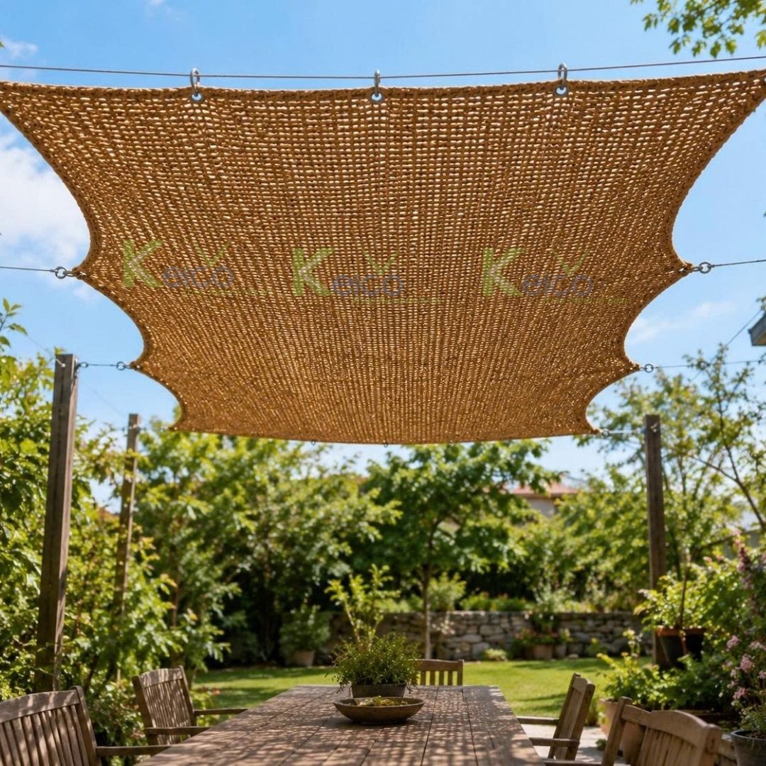 Custom-Fit Coir Shade Sails – Versatile Eco Protection for Every Corner - Image 3