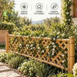 Alternative view of Keico Eco-Friendly Natural Bamboo Garden Trellis & Fence Panel