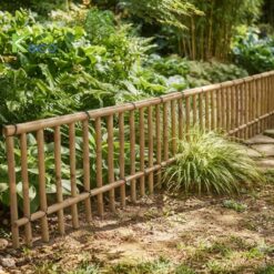 Alternative view of Add Natural Charm & Elegance to Your Garden with Handcrafted Bamboo Fencing