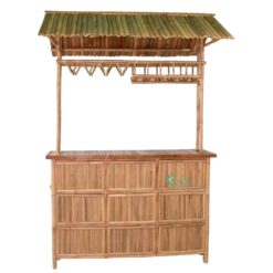 Handcrafted Outdoor Bamboo Tiki Bar - Eco-Friendly Tropical Furniture For Resorts, Cafes & Backyard
